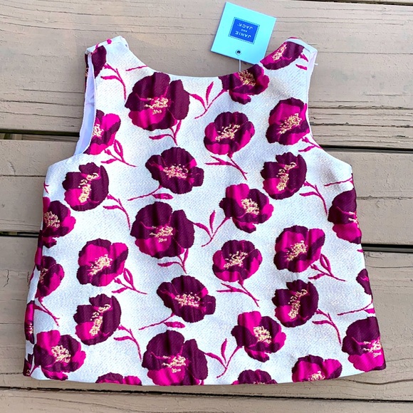 Janie and Jack Other - Janie and Jack floral shimmer top